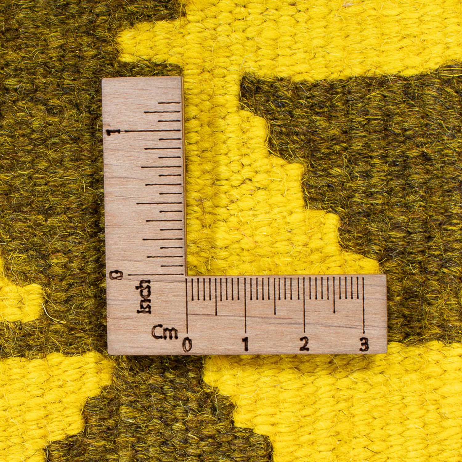 Kelim Rug - Trendy - Vintage/Overdyed - 237 x 169 cm - yellow