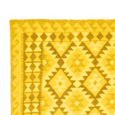 Alfombra Kelim - Tendencia - Vintage/revestido - 237 x 169 cm - amarillo