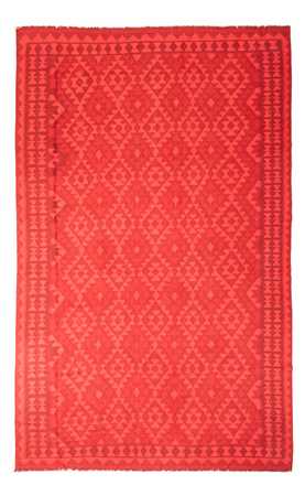 Alfombra Kelim - Tendencia - Vintage/revestido - 291 x 193 cm - rojo