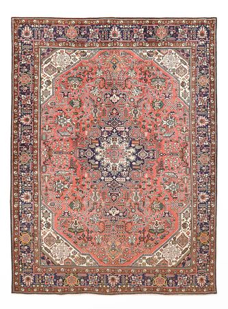 Tapete Persa - Tabriz - 335 x 247 cm - vermelho claro