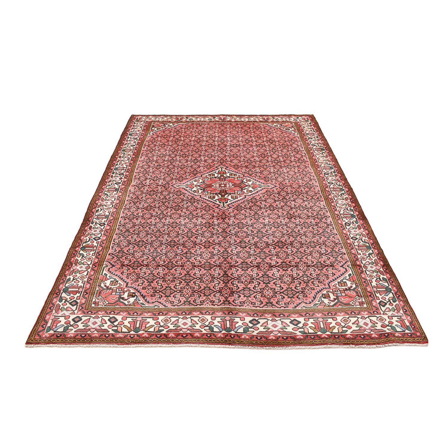 Tapis persan - Nomadic - 283 x 195 cm - rouge clair