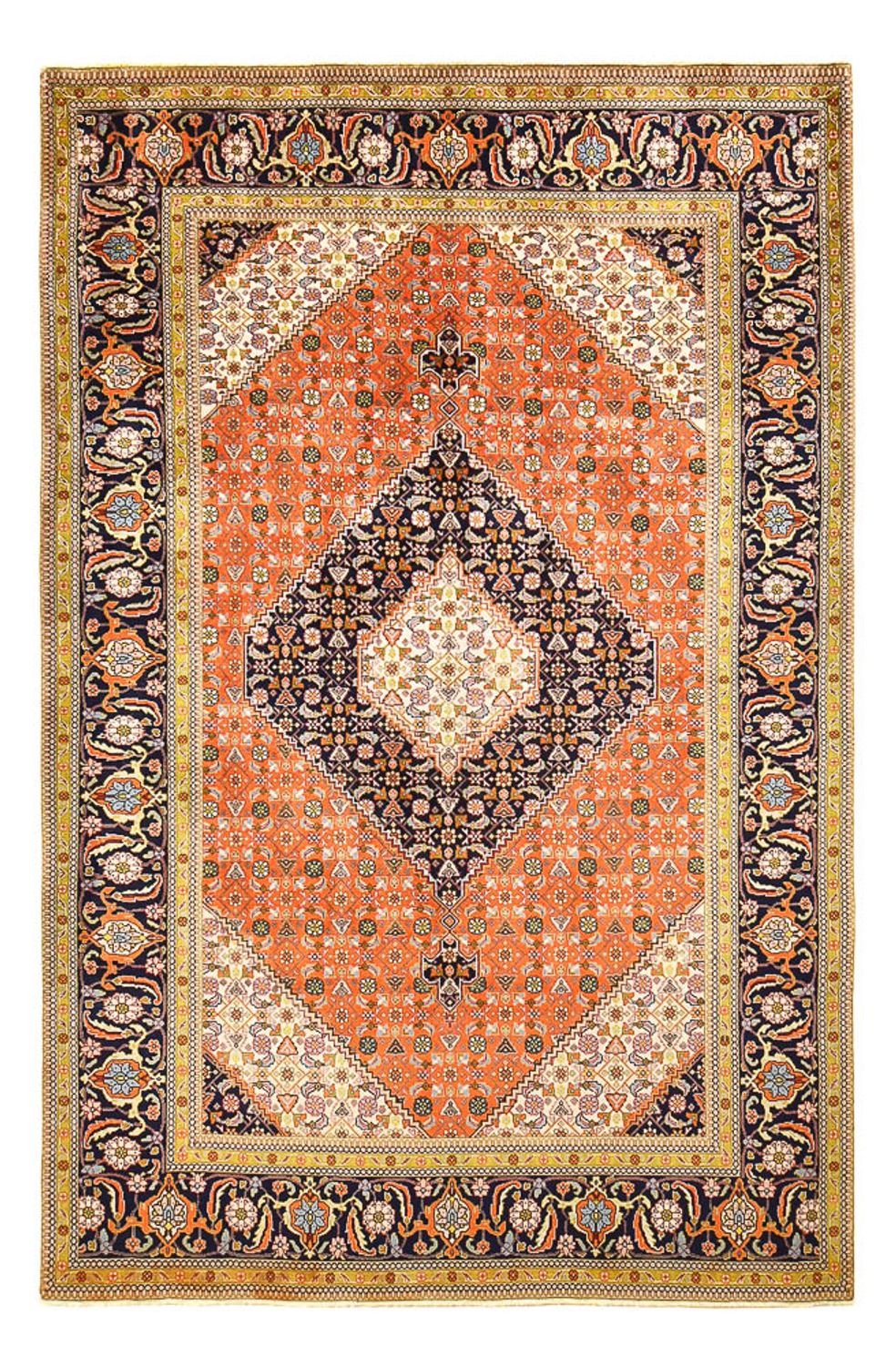 Tapis persan - Tabriz - 306 x 197 cm - orange