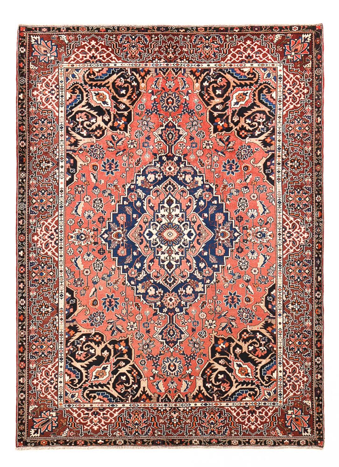 Tapis persan - Nomadic - 307 x 227 cm - rouge clair