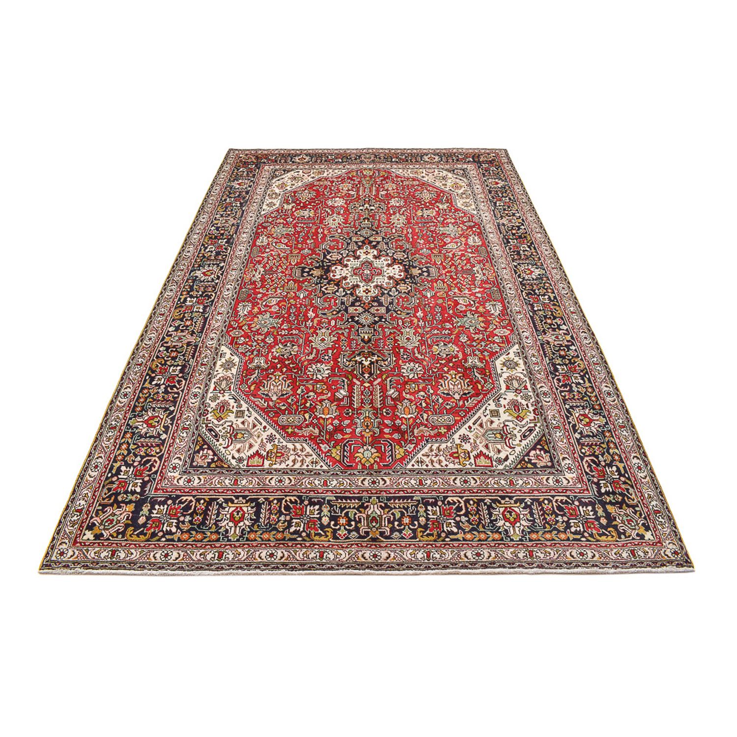 Tapis persan - Tabriz - 320 x 203 cm - rouge