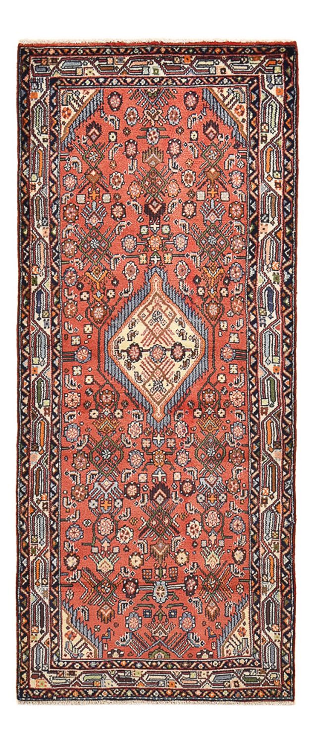 Tapis de couloir Tapis persan - Nomadic - 194 x 77 cm - rouge clair