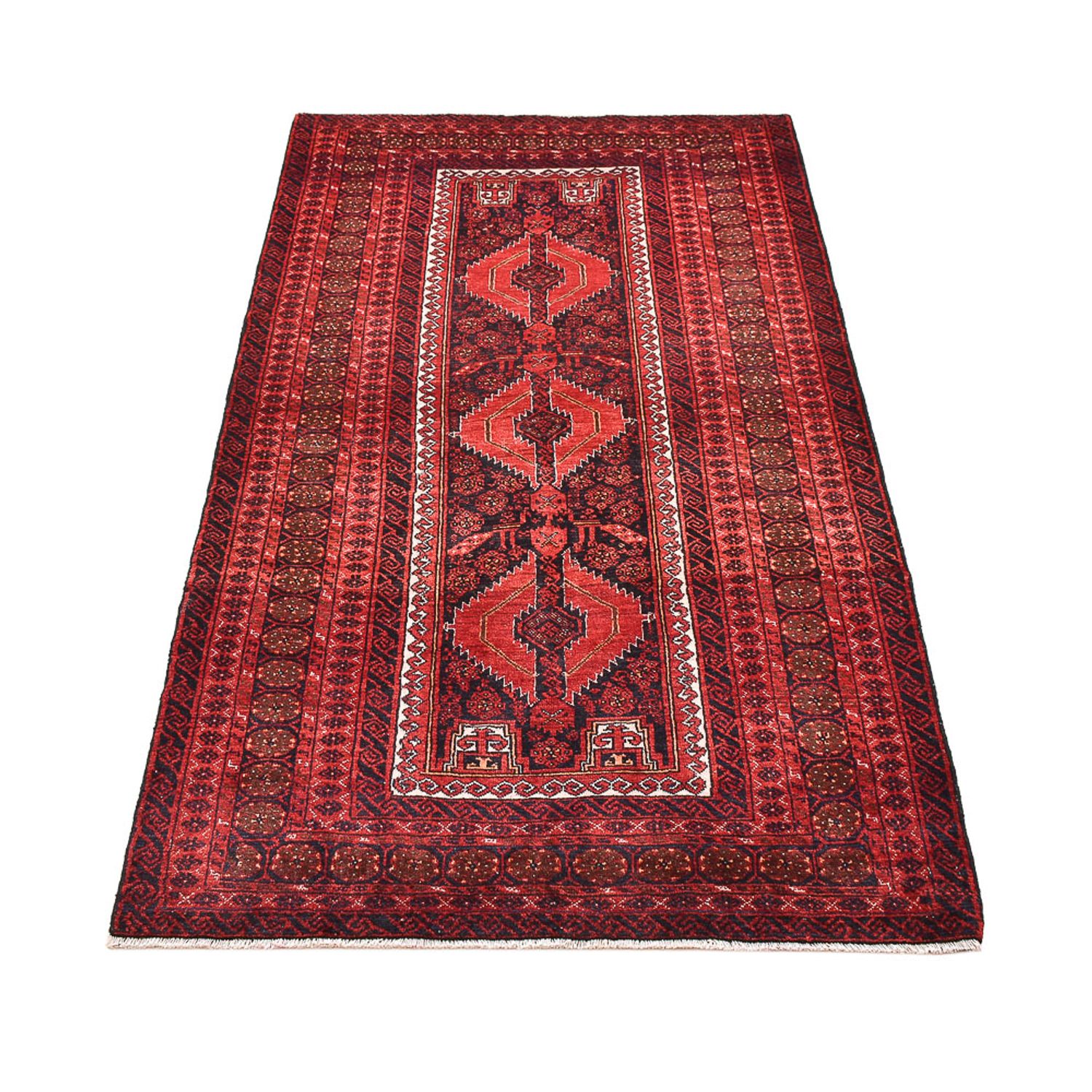 Loper Baluch tapijt - 180 x 100 cm - rood