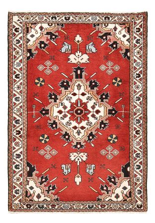 Tapis persan - Nomadic - 133 x 90 cm - rouge