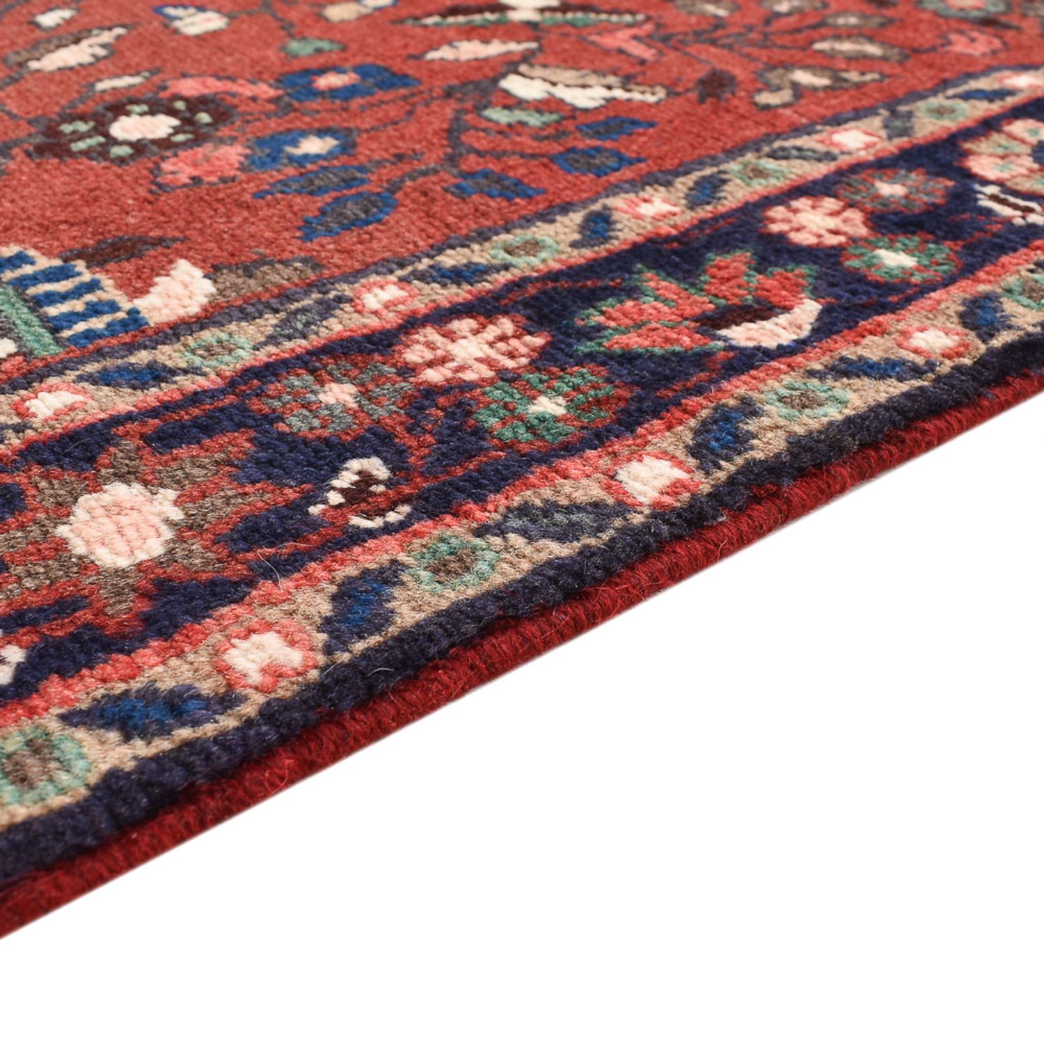 Tapis de couloir Tapis persan - Nomadic - 222 x 78 cm - rouge foncé