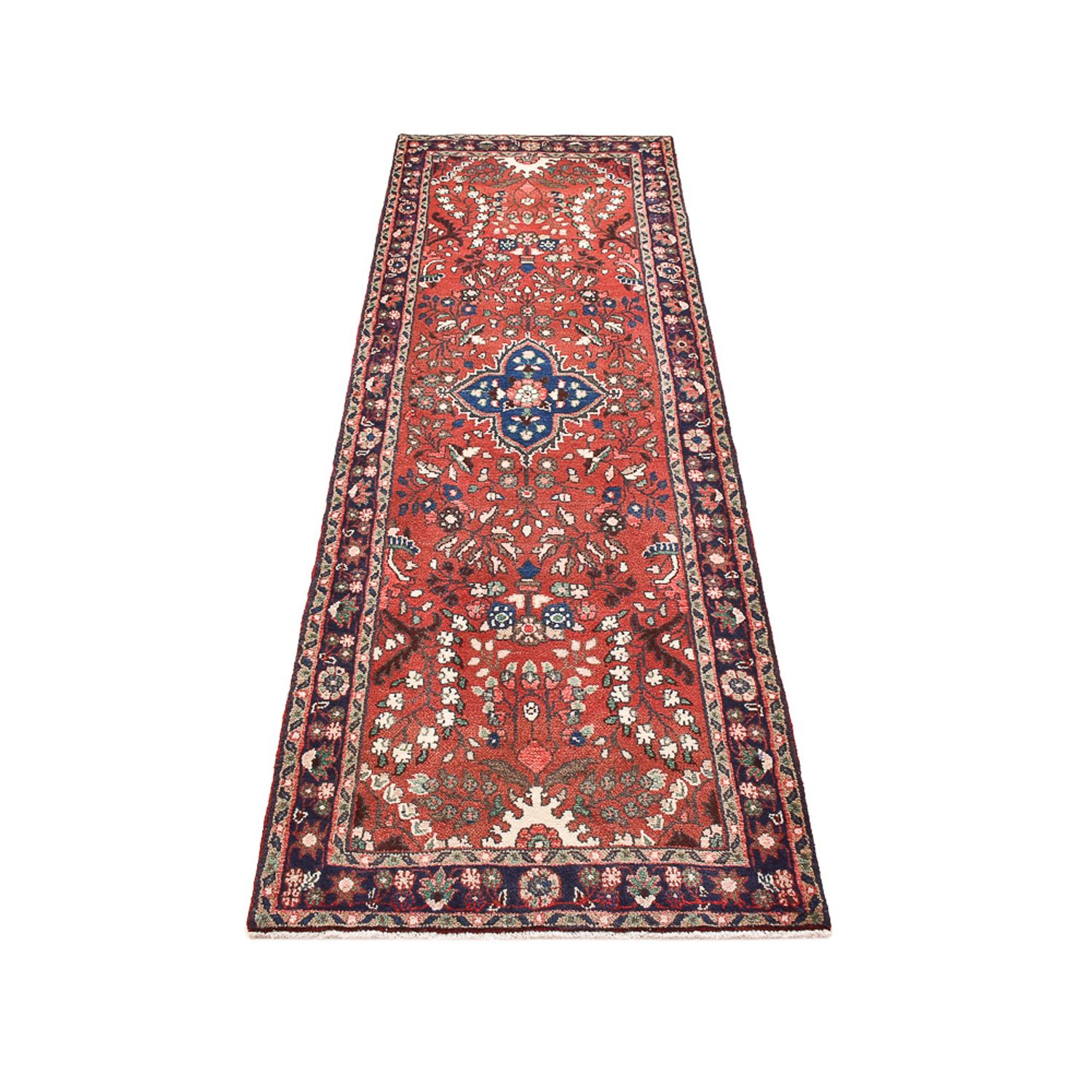 Tapis de couloir Tapis persan - Nomadic - 222 x 78 cm - rouge foncé