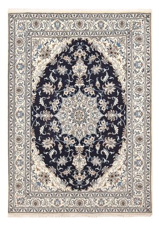 Tapis persan - Nain - 236 x 165 cm - bleu foncé