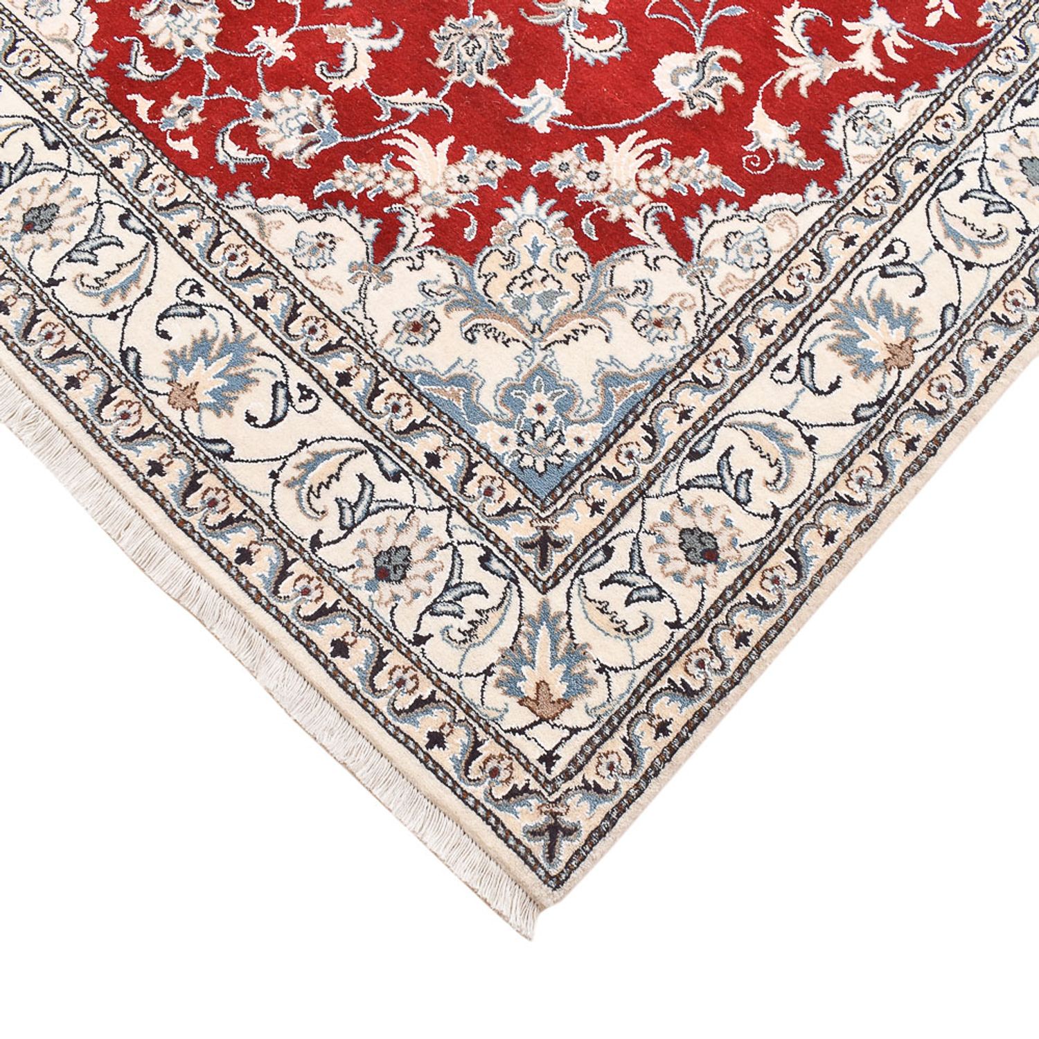 Perzisch tapijt - Nain - 237 x 165 cm - rood