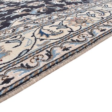 Tapis persan - Nain - 242 x 162 cm - bleu foncé