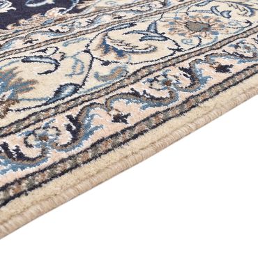 Tapis persan - Nain - 239 x 165 cm - bleu foncé