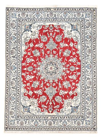 Tapis persan - Nain - 200 x 149 cm - rouge