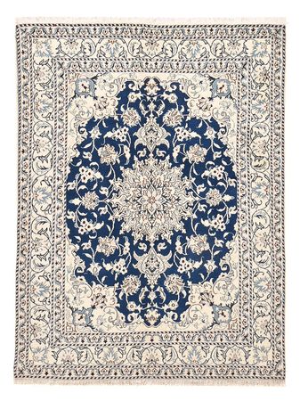 Tapis persan - Nain - 198 x 149 cm - bleu