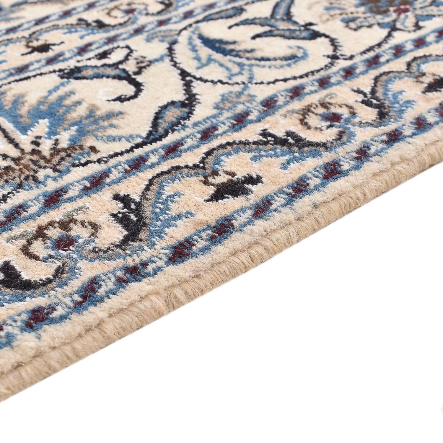 Tapis persan - Nain - 200 x 152 cm - beige clair