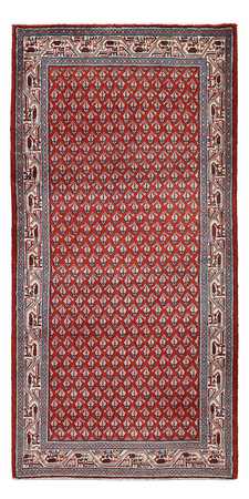 Tapis persan - Mir - 135 x 66 cm - rouge foncé