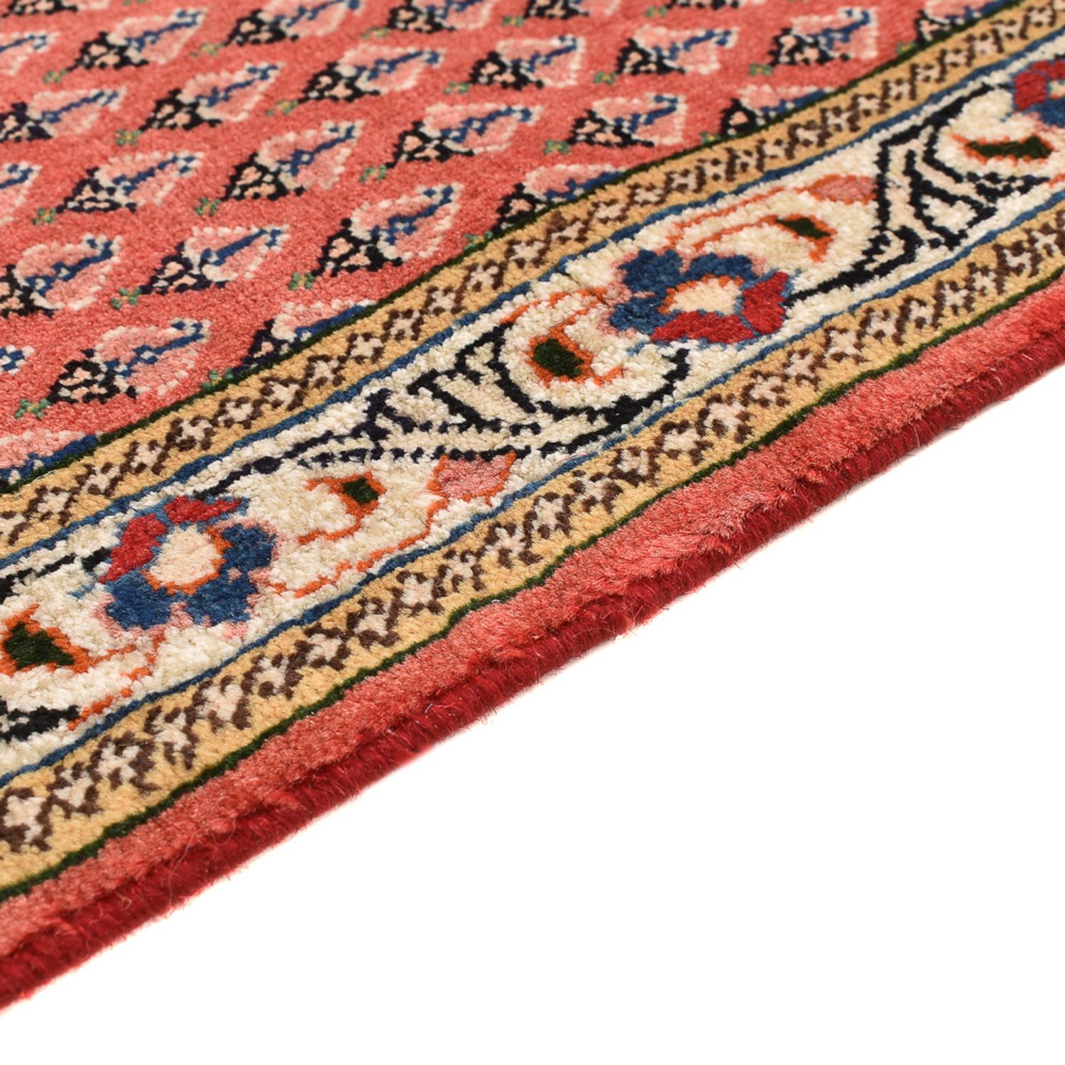 Tapis persan - Mir - 130 x 63 cm - rouge clair