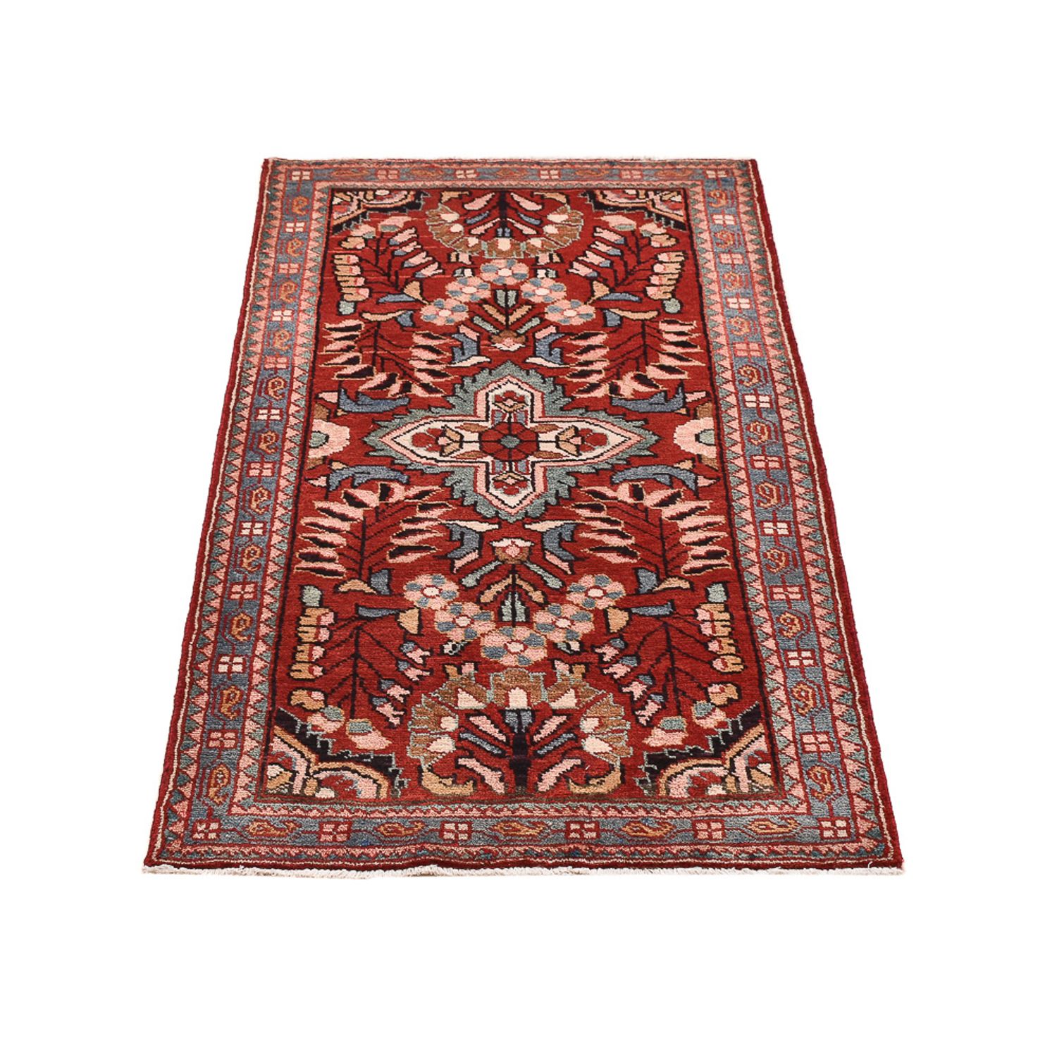 Tapis persan - Nomadic - 131 x 72 cm - rouge