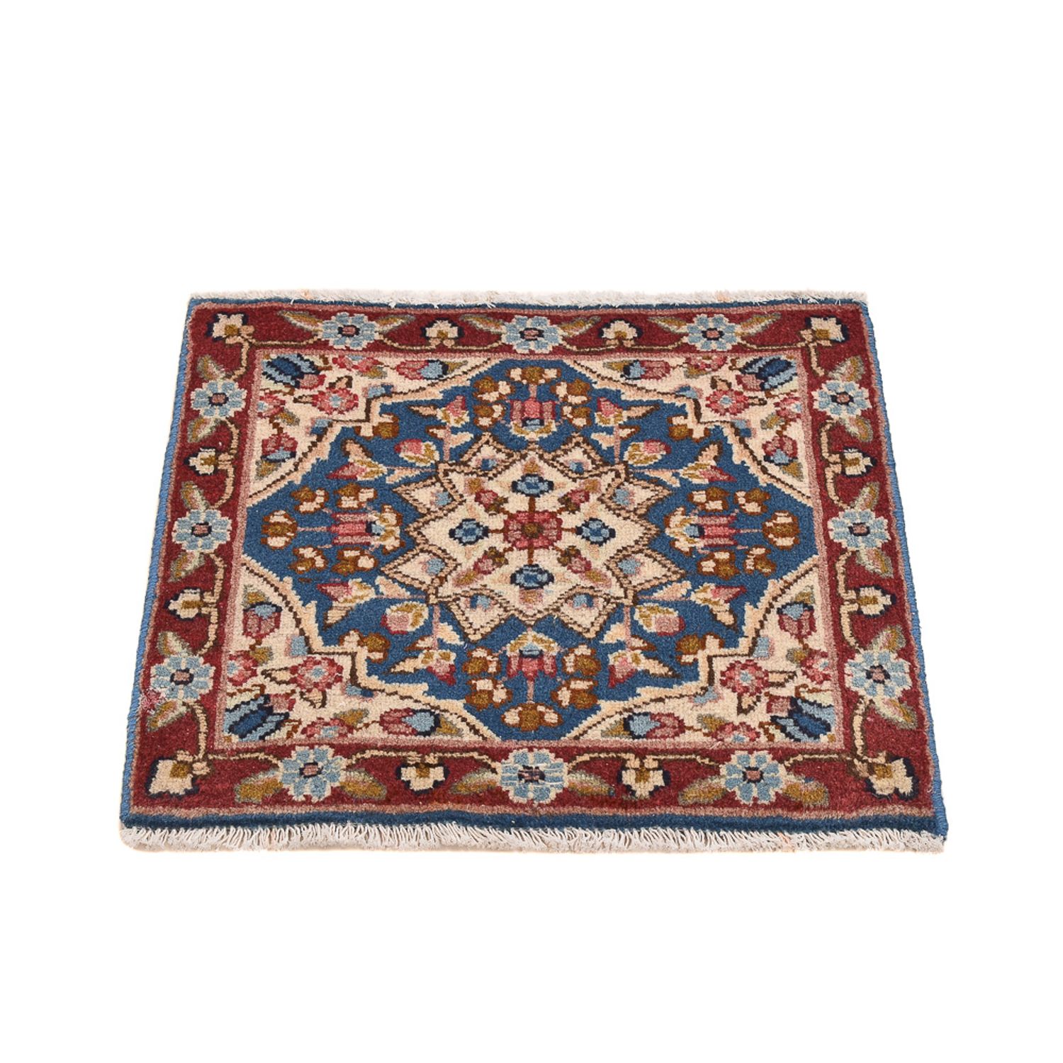 Tapis persan - Nomadic carré  - 50 x 50 cm - multicolore