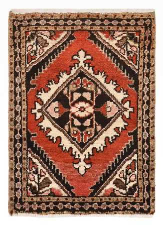 Tapis persan - Nomadic carré  - 63 x 47 cm - rouge