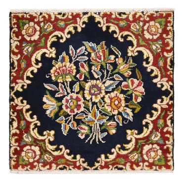 Tapis persan - Nomadic carré  - 50 x 50 cm - rouge foncé