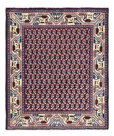 Tapis persan - Nomadic carré  - 73 x 61 cm - violet