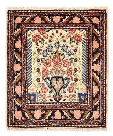 Tapis persan - Nomadic carré  - 65 x 57 cm - multicolore