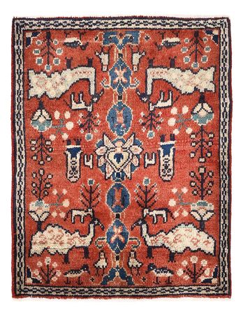 Perser Rug - Nomadic - 72 x 56 cm - red