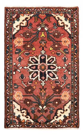 Tapis persan - Nomadic - 92 x 57 cm - rouge clair