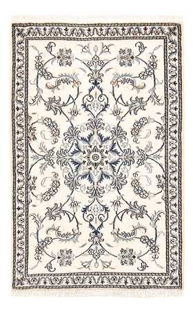 Tapis persan - Nain - 140 x 88 cm - gris clair