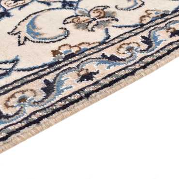 Tapis persan - Nain - 141 x 69 cm - gris clair