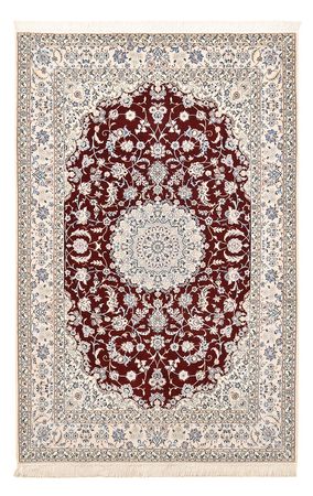 Perzisch tapijt - Nain - Premium - 236 x 150 cm - donkerrood