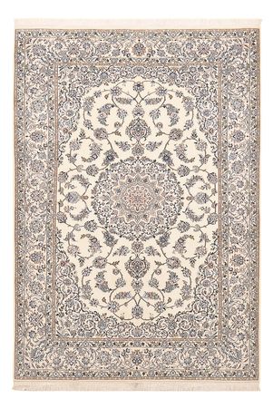 Alfombra Persa - Nain - Prima - 219 x 146 cm - gris claro