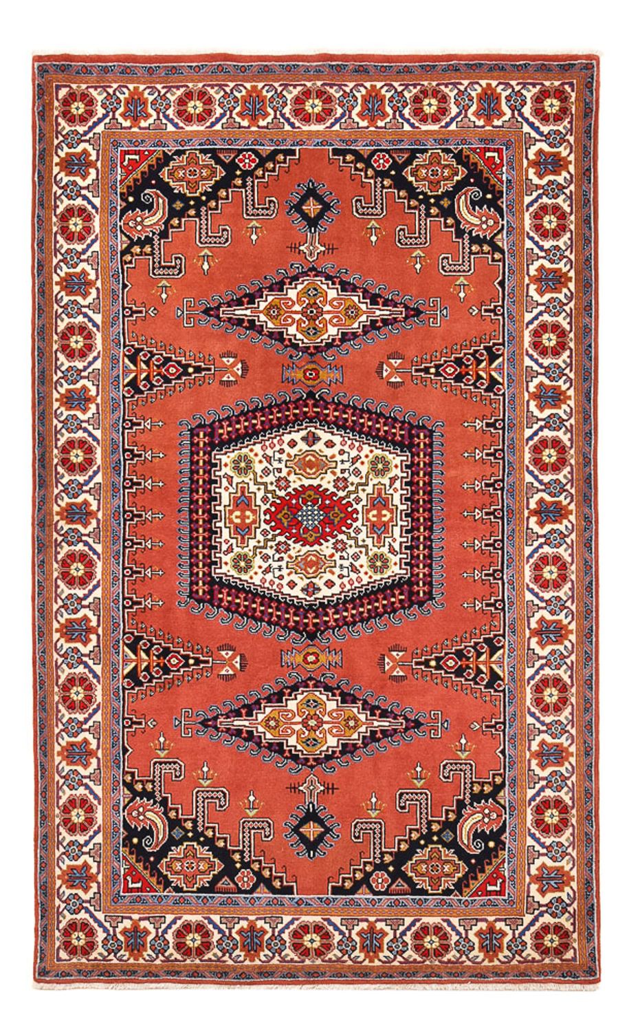 Alfombra persa - Nómada - 255 x 155 cm - rojo