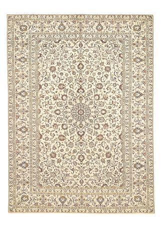 Tapis persan - Keshan - 340 x 238 cm - beige clair