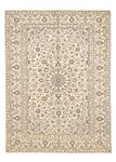 Persisk tæppe - Keshan - 340 x 238 cm - lys beige