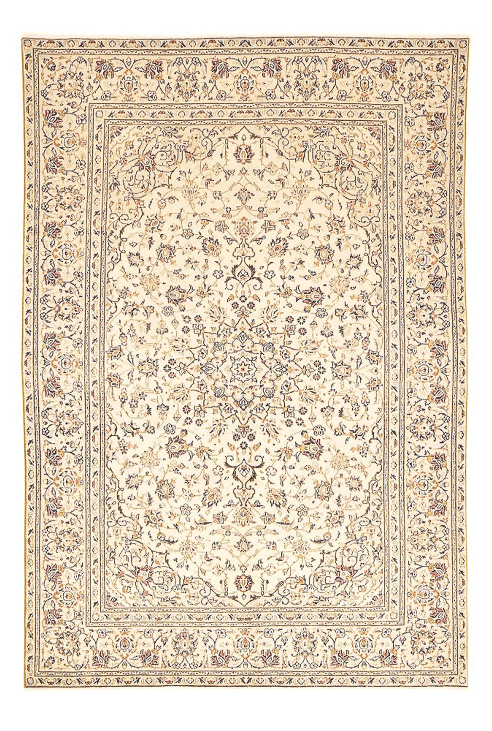 Persisk teppe - Keshan - 285 x 185 cm - beige