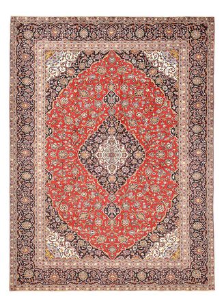 Alfombra persa - Keshan - 388 x 283 cm - rojo