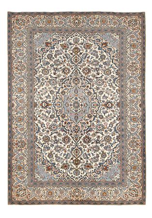 Tapis persan - Keshan - 288 x 198 cm - beige clair