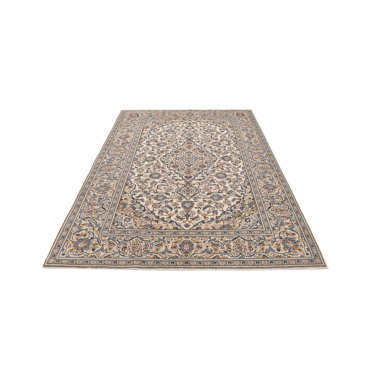 Tapis persan - Keshan - 300 x 200 cm - beige clair