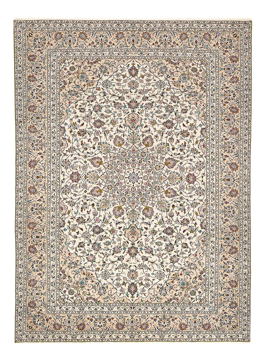 Perserteppich - Keshan - 340 x 245 cm - hellbeige