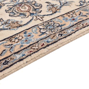 Tapis persan - Nain - 292 x 243 cm - bleu foncé