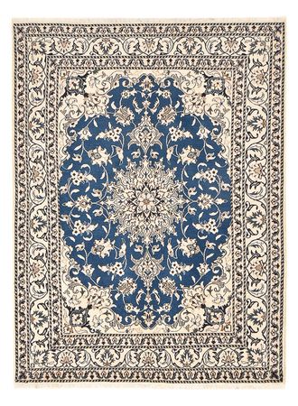 Tapis persan - Nain - 205 x 150 cm - bleu