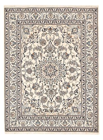 Persisk teppe - Nain - 197 x 147 cm - lys beige