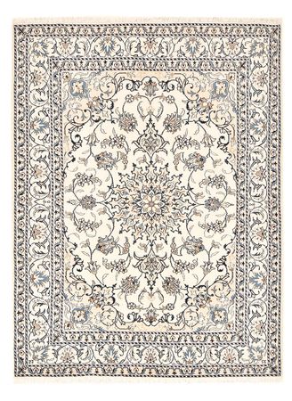 Tapis persan - Nain - 209 x 146 cm - beige clair