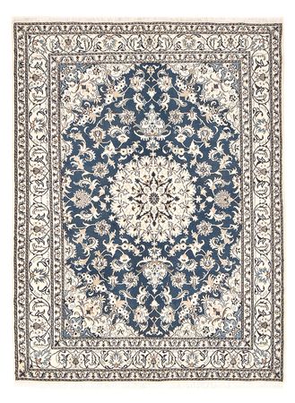 Tapis persan - Nain - 233 x 168 cm - bleu clair