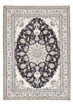 Tapis persan - Nain - 238 x 161 cm - bleu foncé