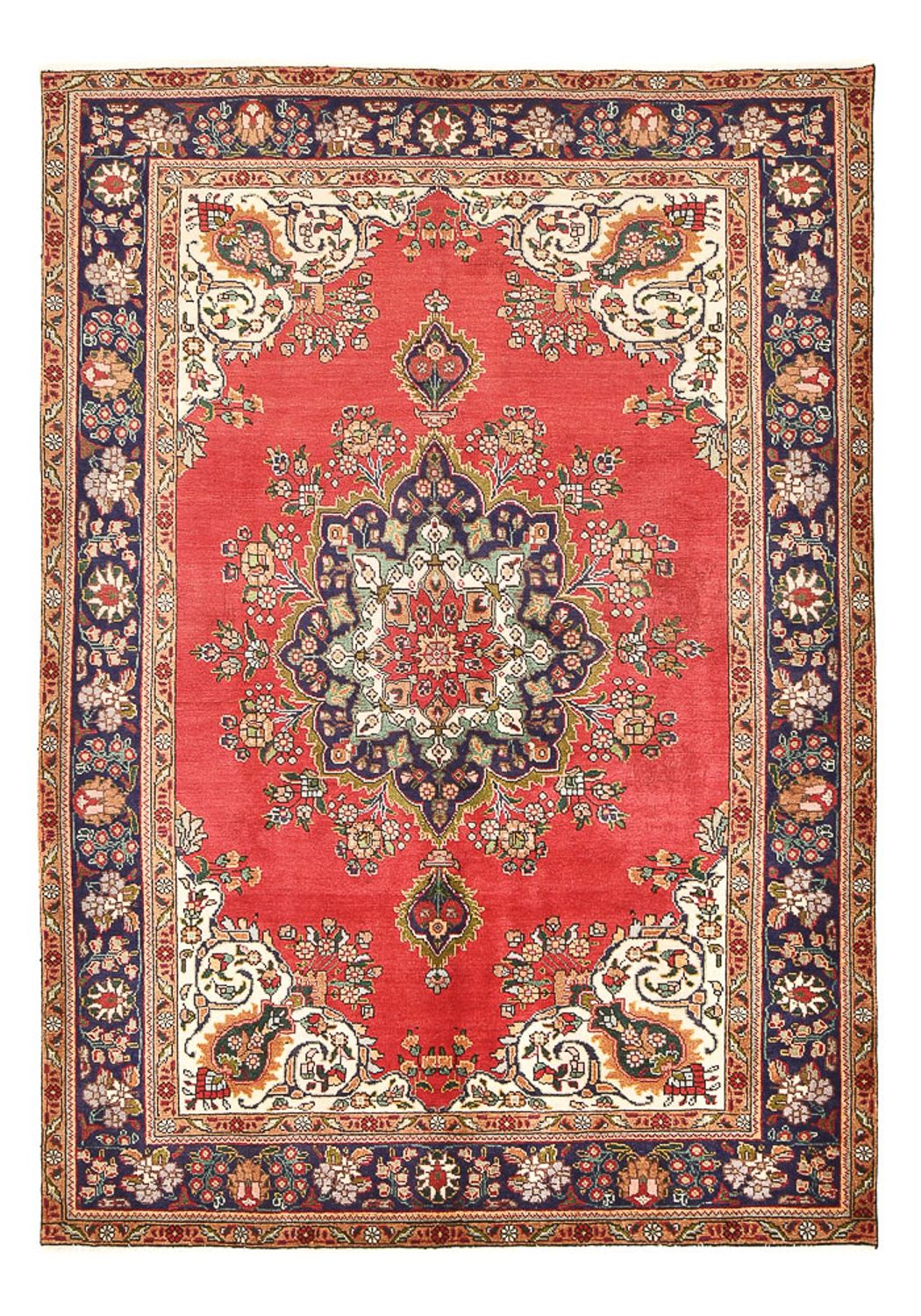 Tappeto Persero - Tabriz - 300 x 200 cm - rosso