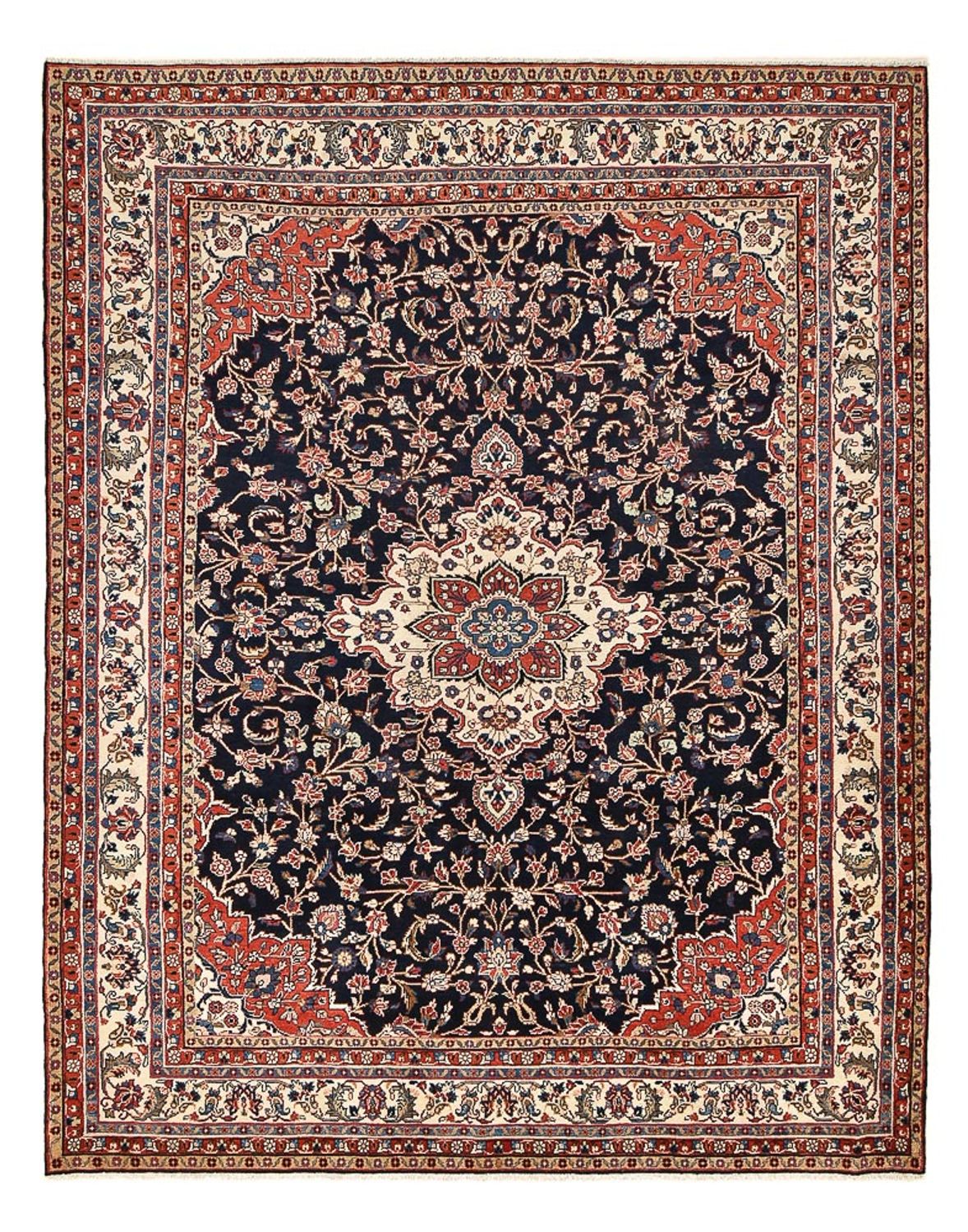 Alfombra persa - Nómada - 337 x 268 cm - rojo oscuro